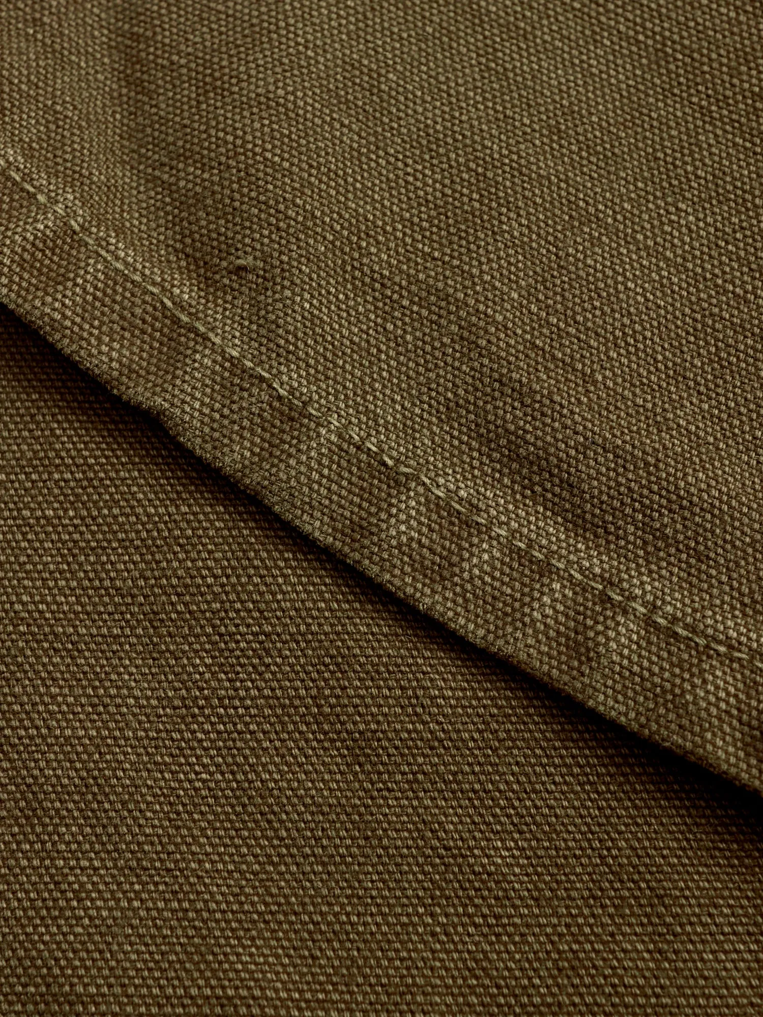 14oz Slub Workers Chino in Army Green