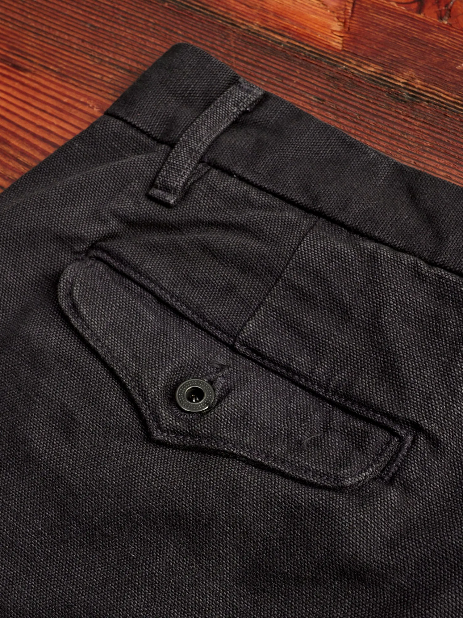 14oz Slub Workers Chino in Black