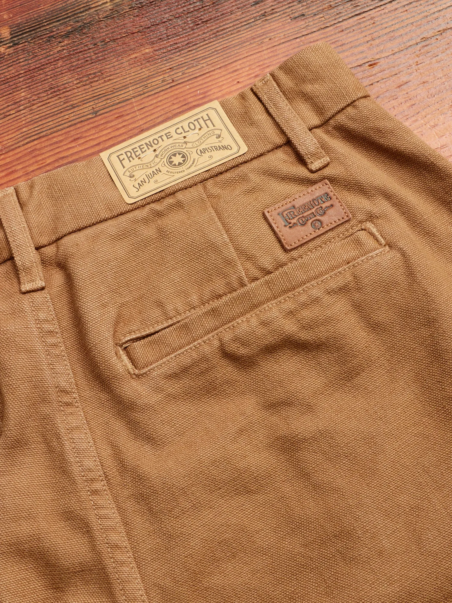 14oz Slub Workers Chino in Tan