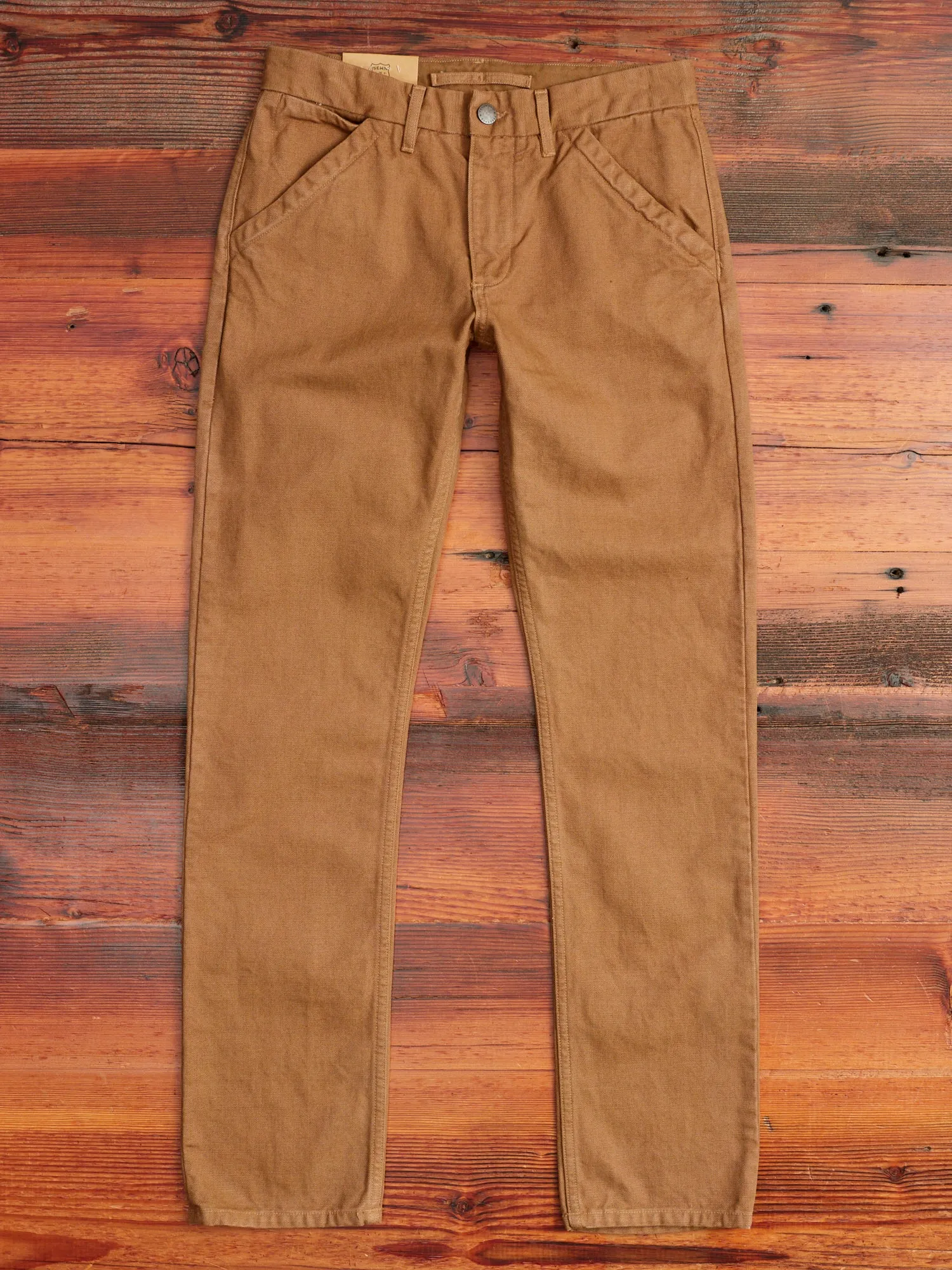 14oz Slub Workers Chino in Tan