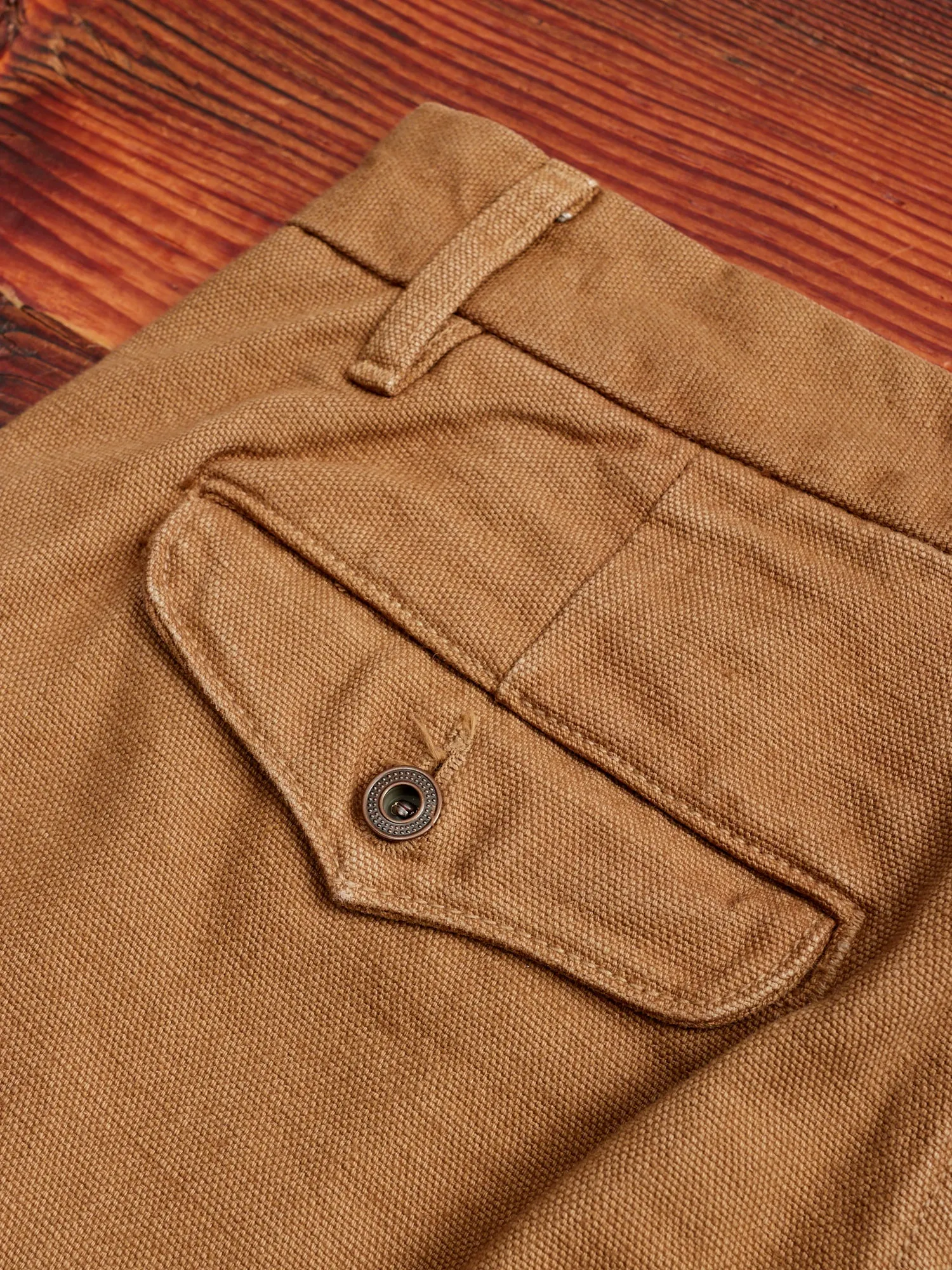 14oz Slub Workers Chino in Tan