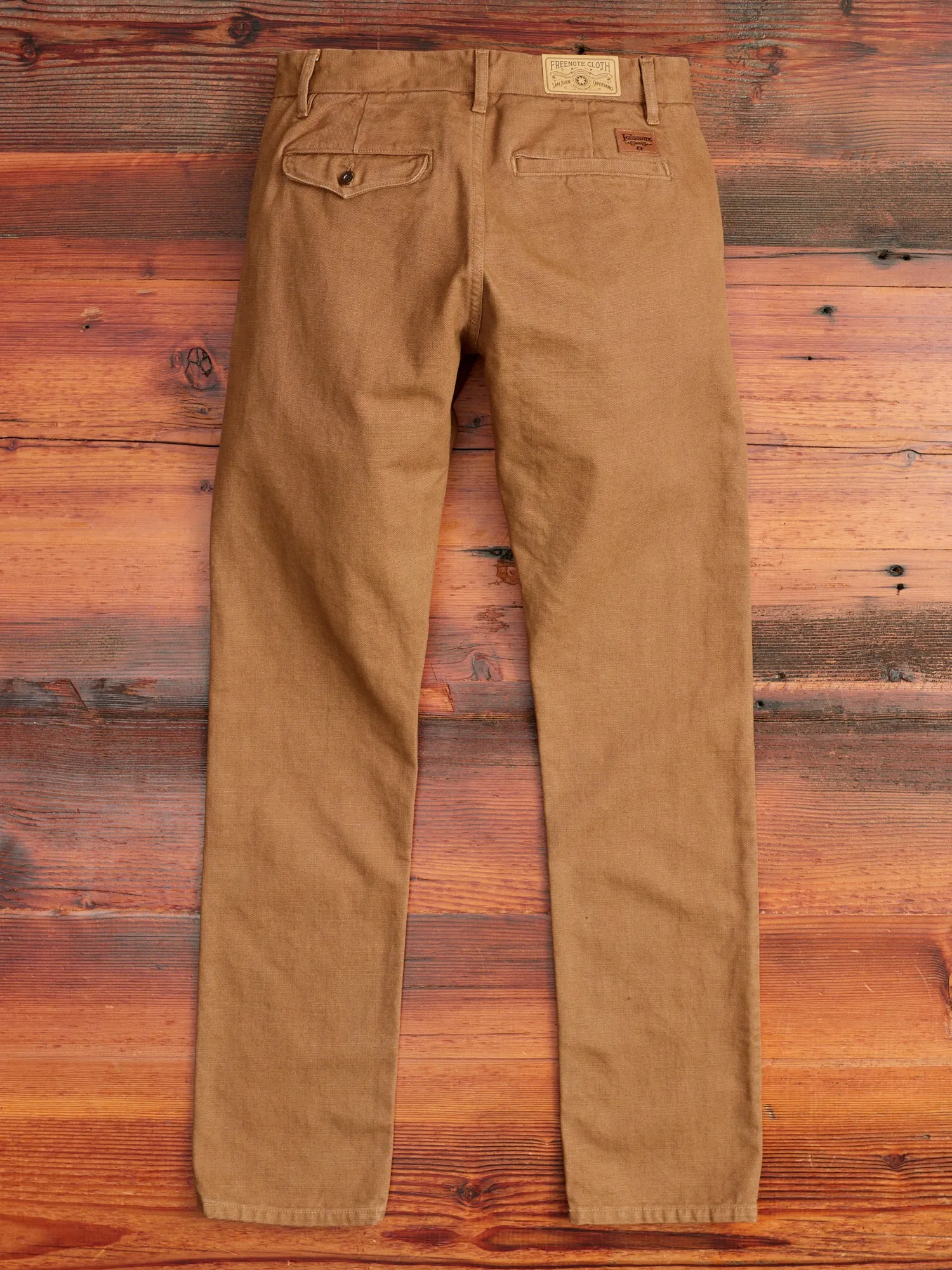 14oz Slub Workers Chino in Tan