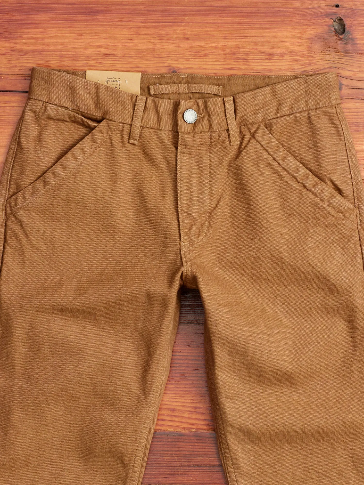 14oz Slub Workers Chino in Tan