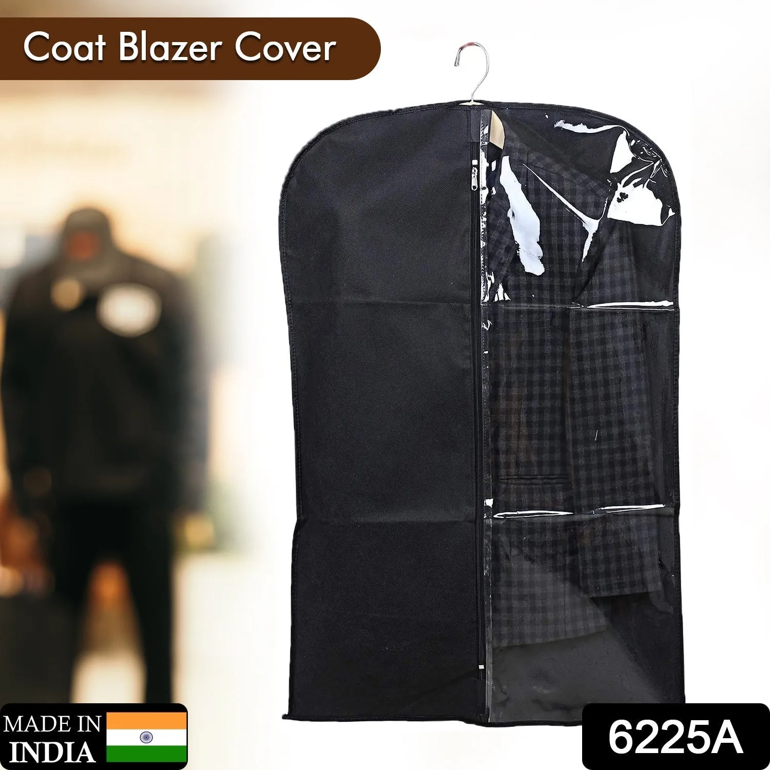 6225A Coat Blazer Cover Half Transparent Cover For Multi Use Cover