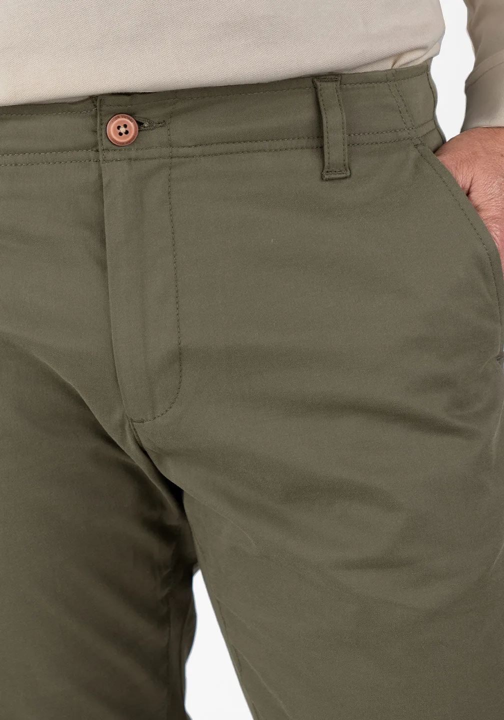 Airotec® Regular Fit Cotton/Nylon Chino Pants