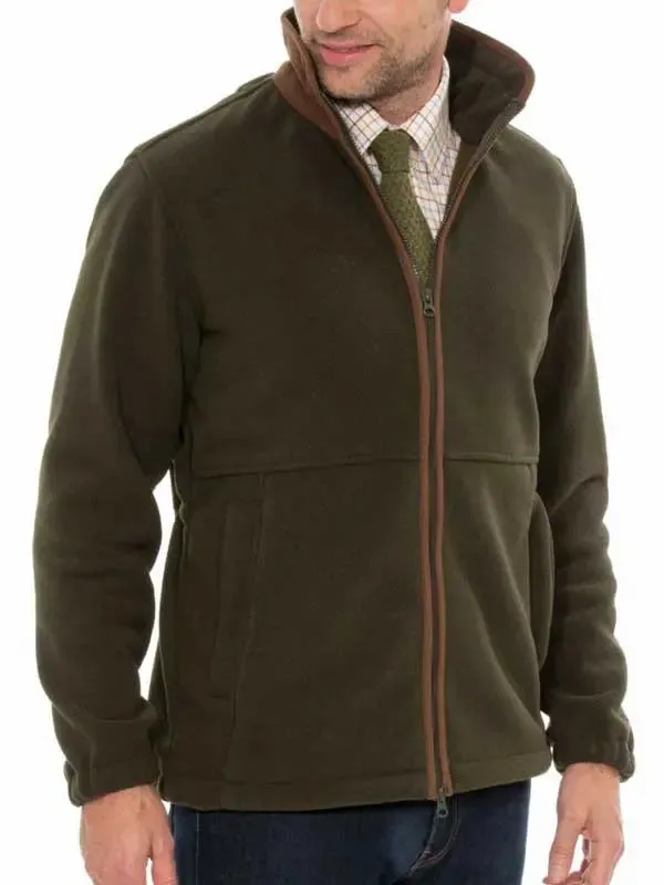 ALAN PAINE Aylsham Mens Fleece Jacket - Green