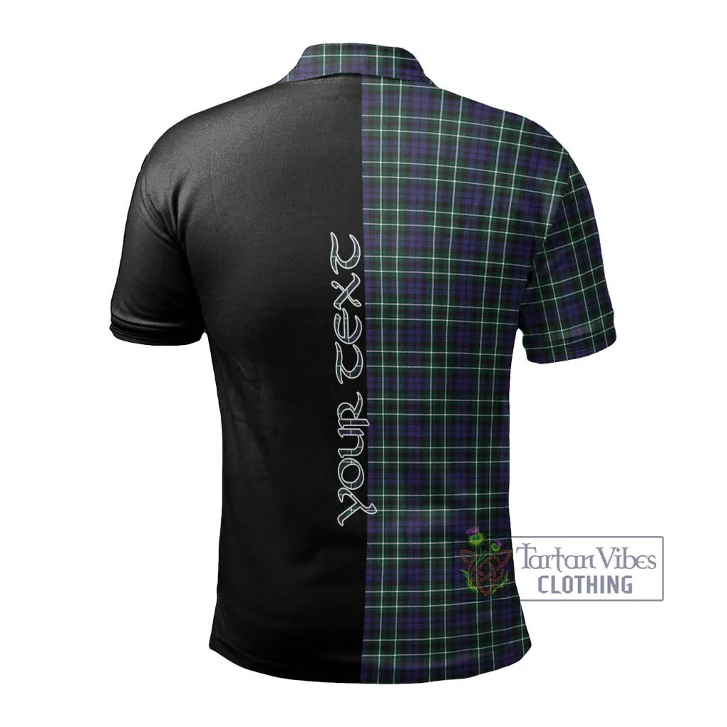 Allardice Tartan Polo Shirt with Family Crest and Half Of Me Style