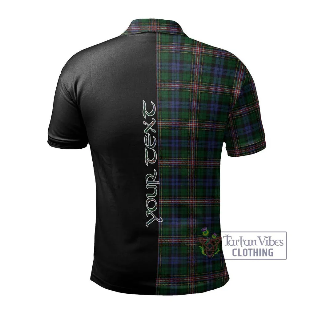 Allison Tartan Polo Shirt with Family Crest and Half Of Me Style