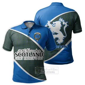 Arbuthnot Family Crest Tartan Polo Shirt Celebrate Saint Andrew's Day in Style