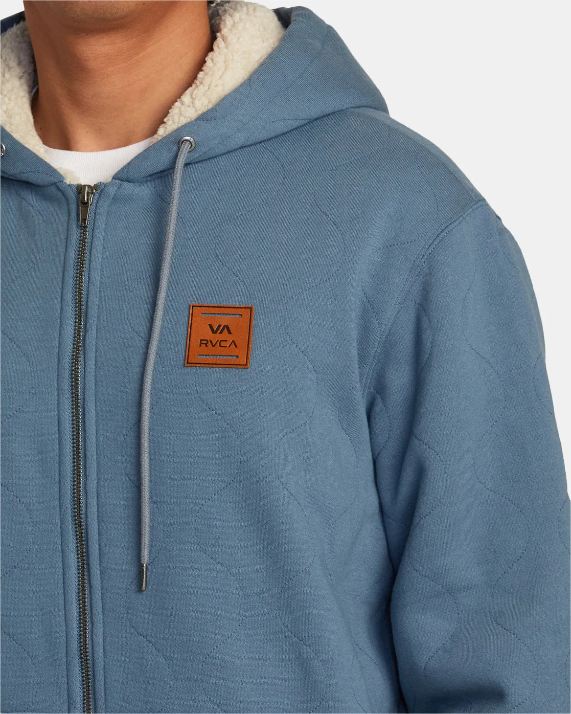 Arrow Zip Hoodie - Industrial Blue