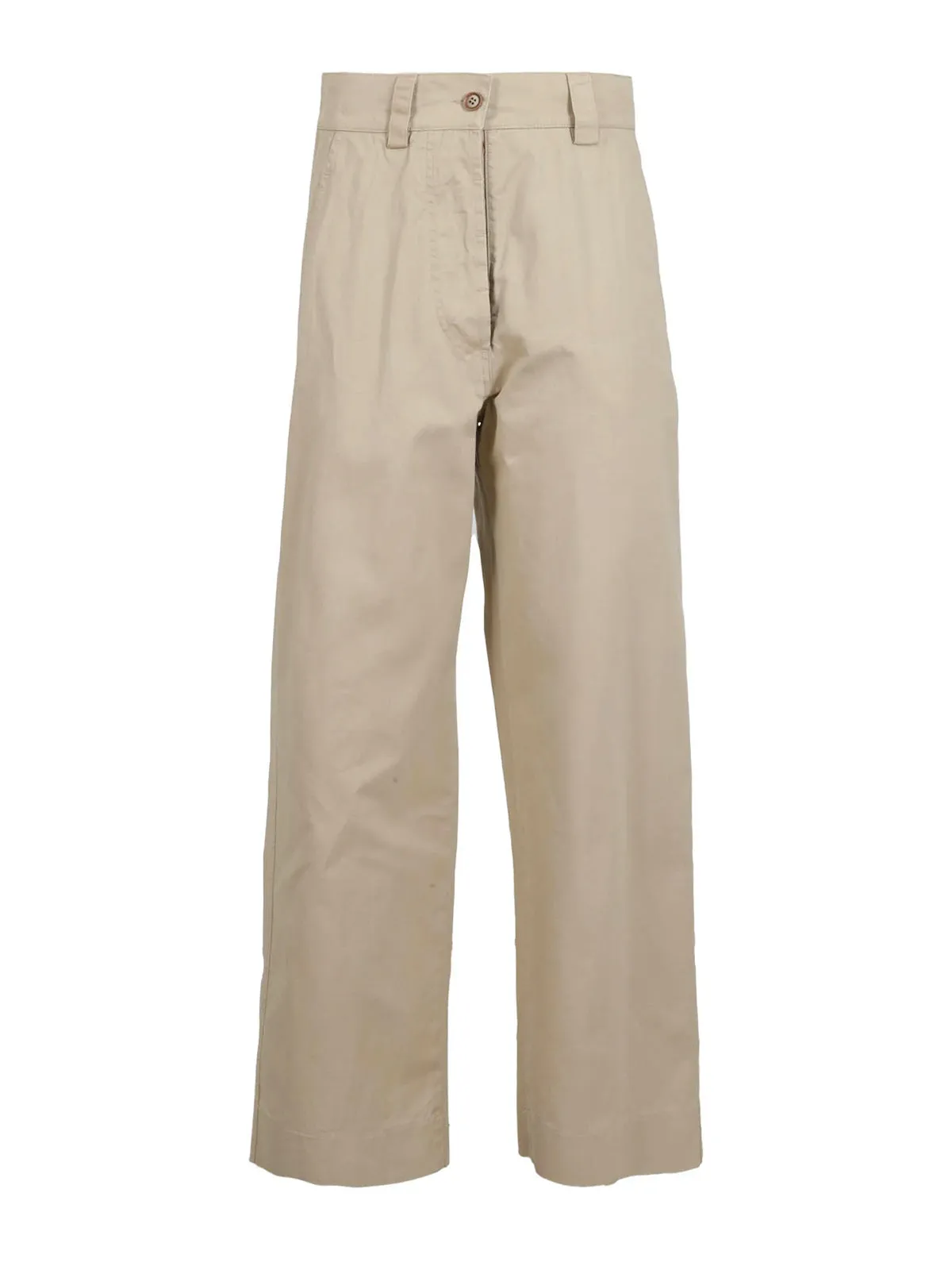 Aspesi High-Rise Straight Leg Chino Pants