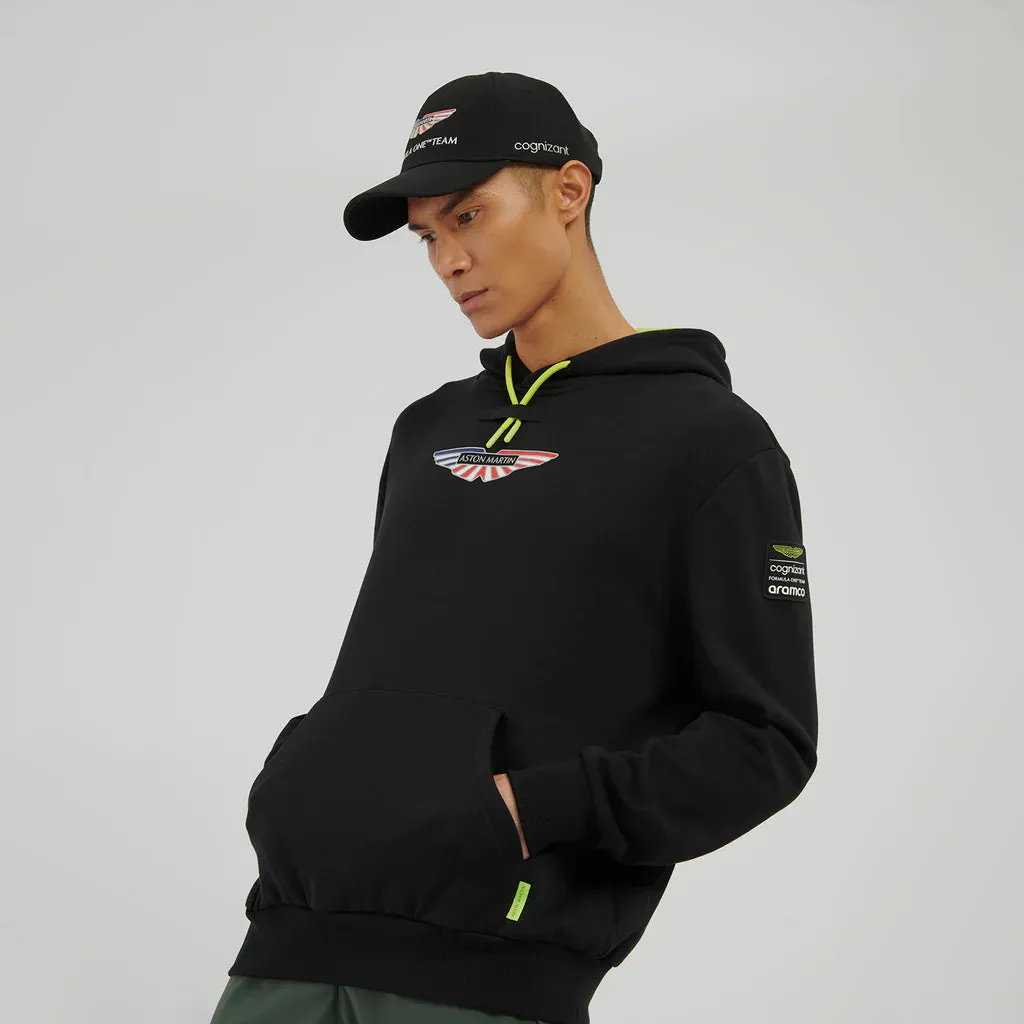 Aston Martin Cognizant F1 USA GP Men's Hoodie- Black