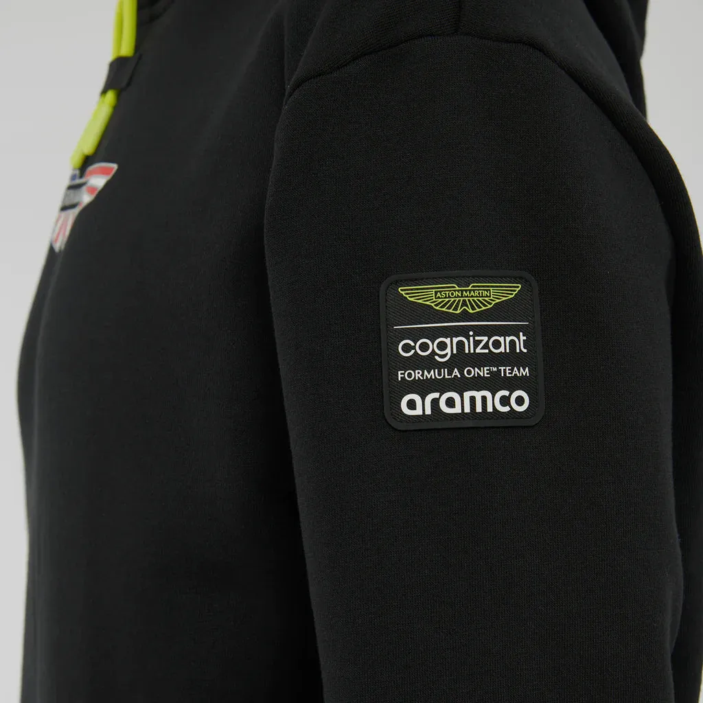 Aston Martin Cognizant F1 USA GP Men's Hoodie- Black