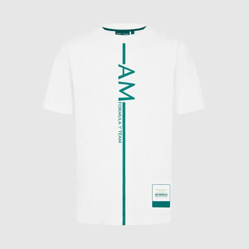 Aston Martin F1 Lifestyle Oversized T-Shirt - White/Green