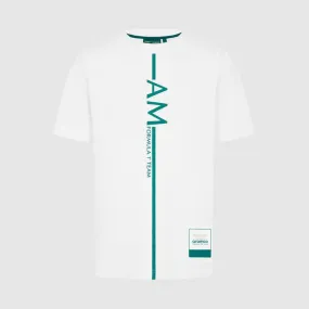 Aston Martin F1 Lifestyle Oversized T-Shirt - White/Green