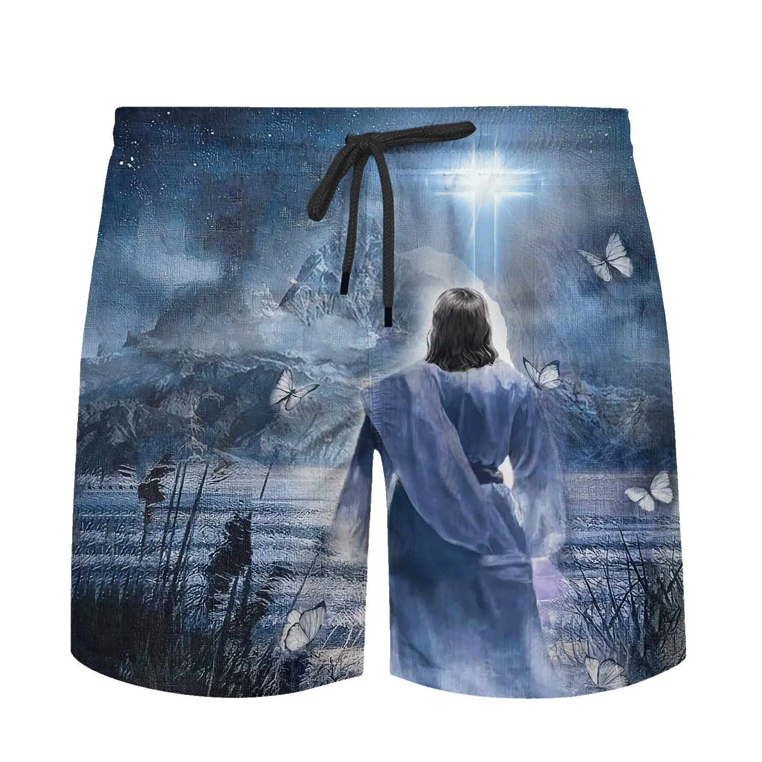 At My Darkest God Is My Light Jesus Polo Shirt - Christian Shirts & Shorts