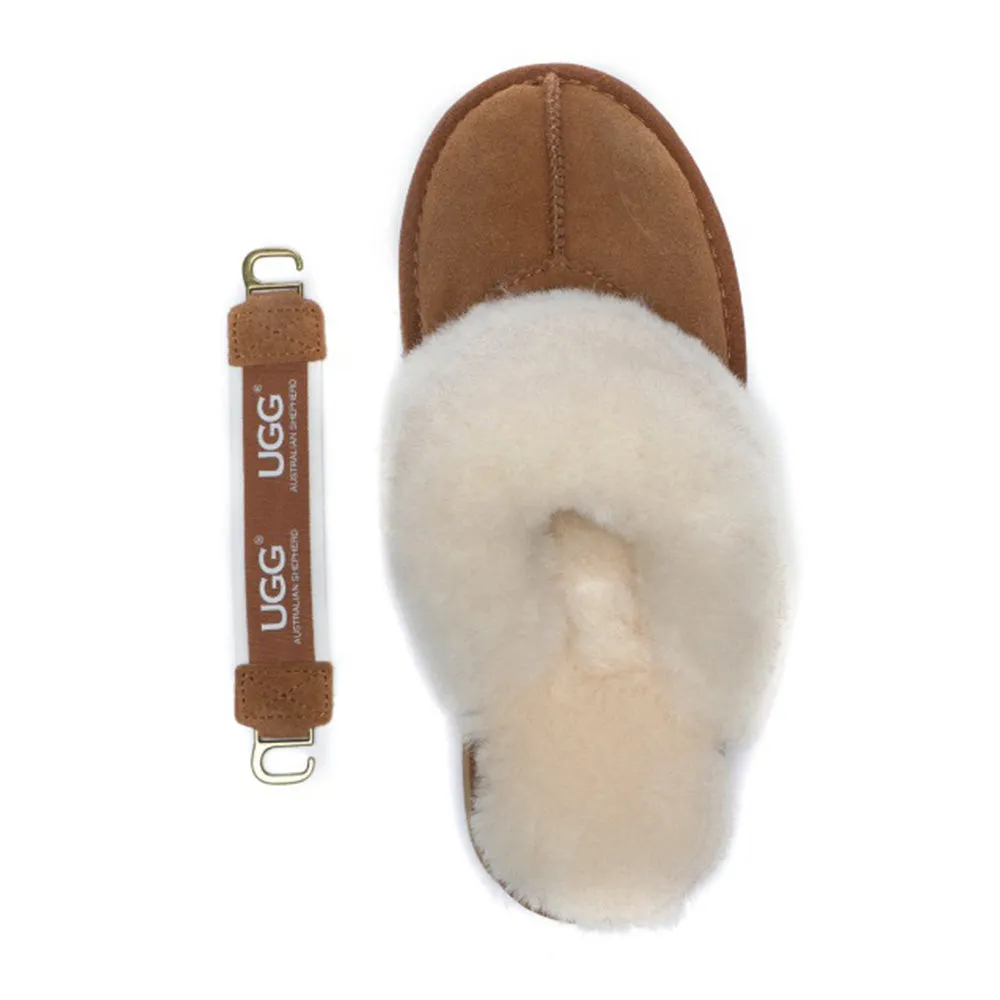 Australian Shepherd Slingback UGG Slipper Women Waffle Platform #AS2048