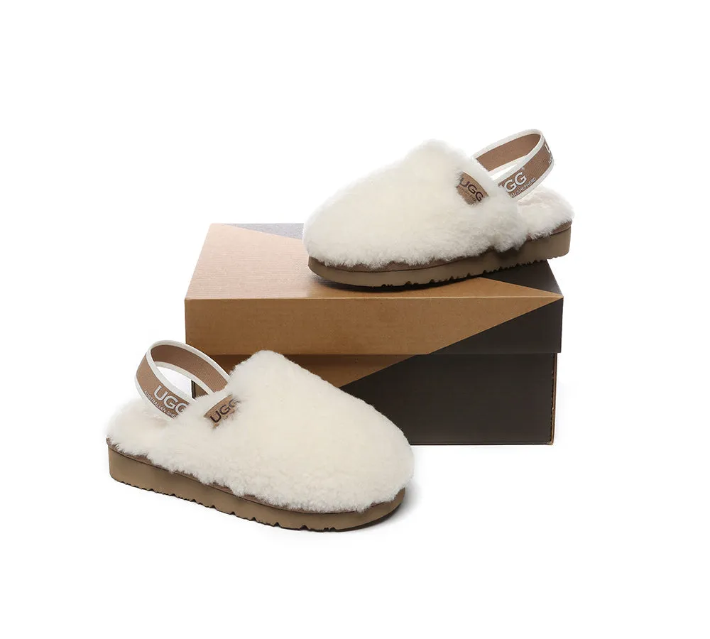 AUSTRALIAN SHEPHERD® UGG Slippers Kids Slingback Fluffy Kamari