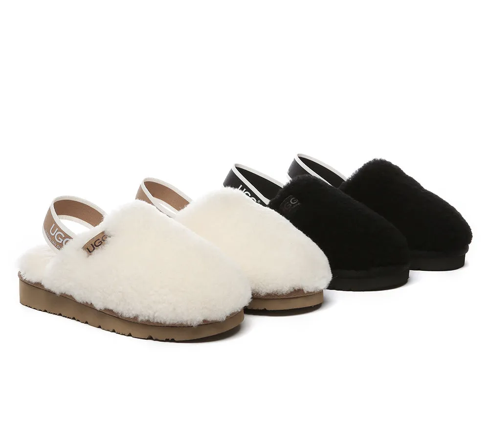 AUSTRALIAN SHEPHERD® UGG Slippers Kids Slingback Fluffy Kamari