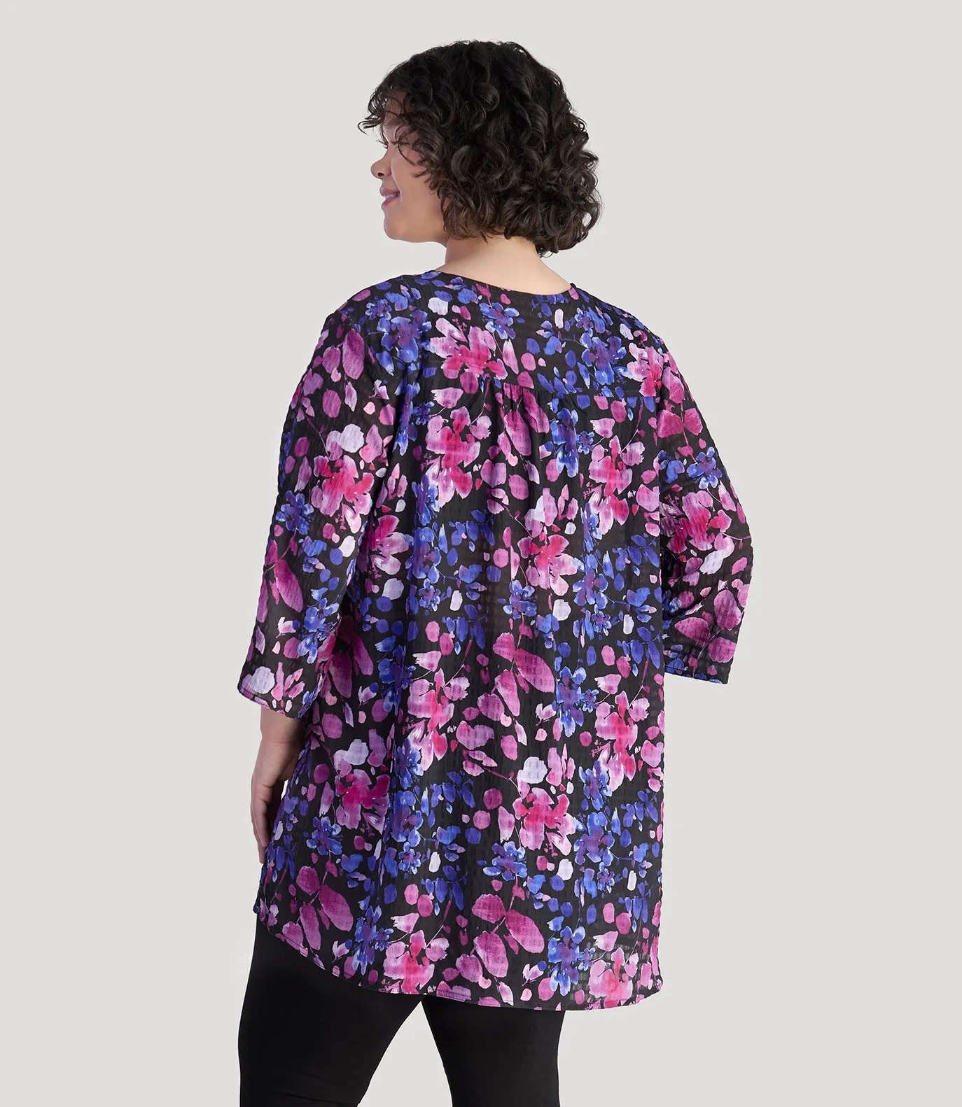 BellaStyle Tunic Cover-Up Floral Elegance Print