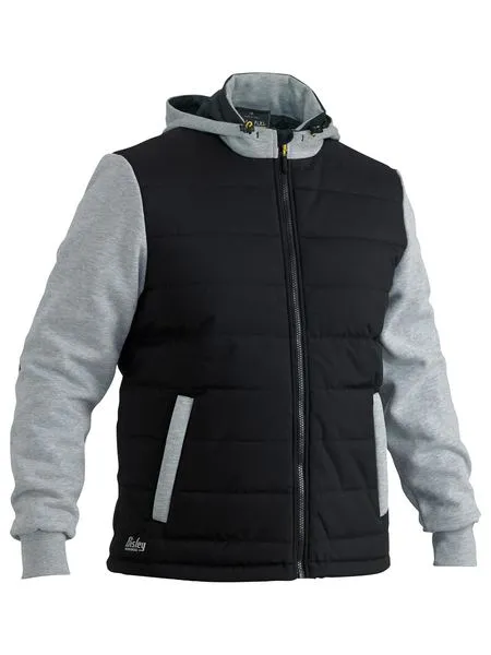 Bisley Flex & Move Contrast Puffer Fleece Hoodie (BJ6944)