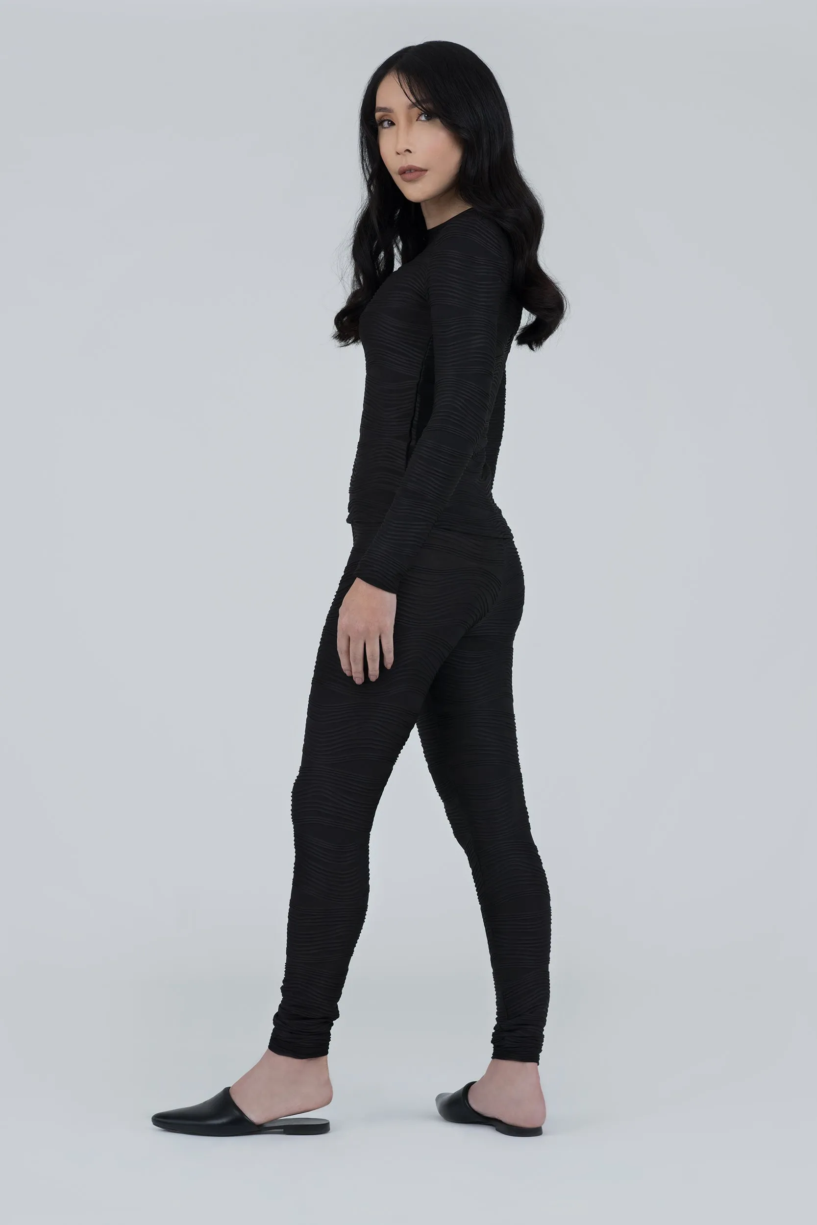 Black Nikita Conwave Knit Legging