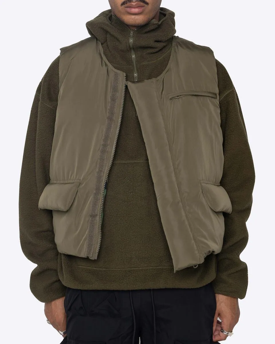 Bubble Vest - Olive