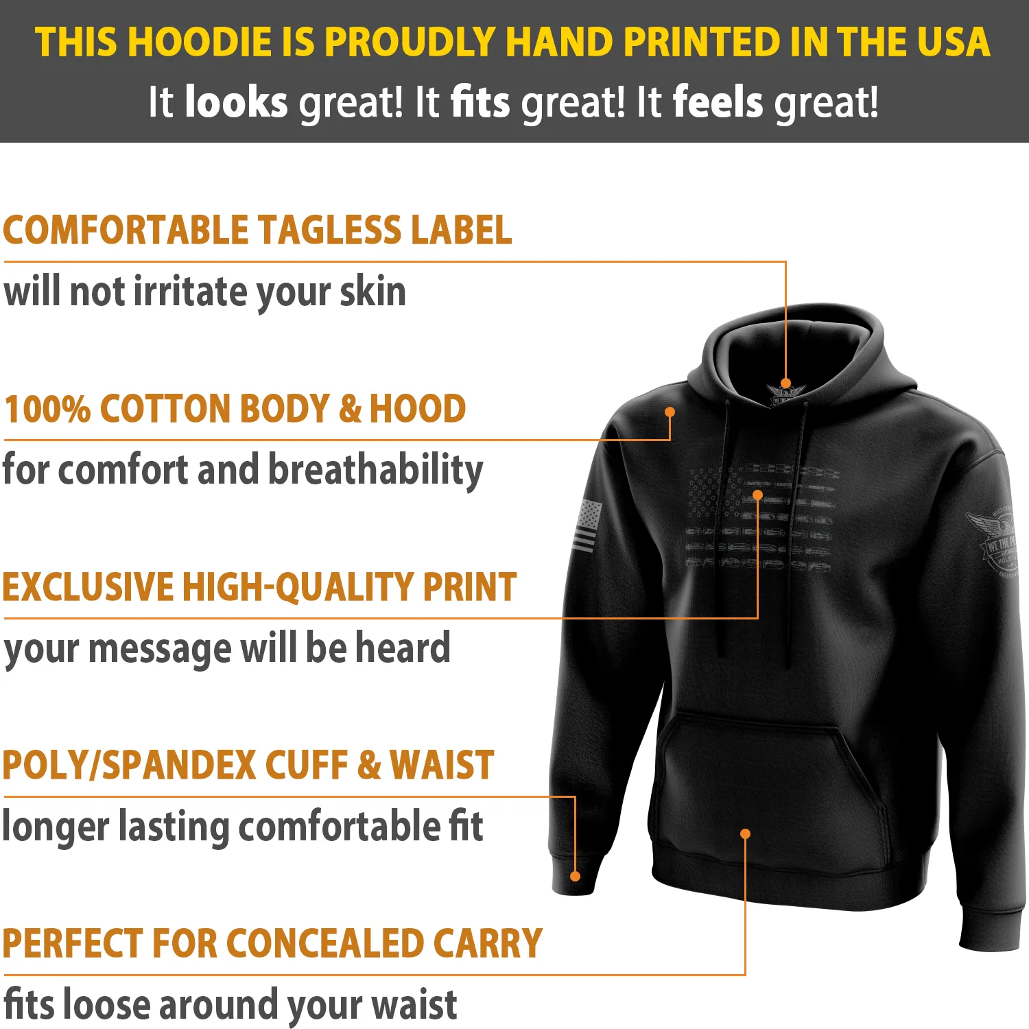 Bullet Flag Hoodie