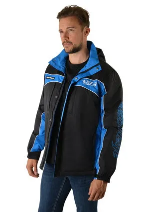 Bullzye Mens Bazooka Jacket - Black/Royal - B2W1704039