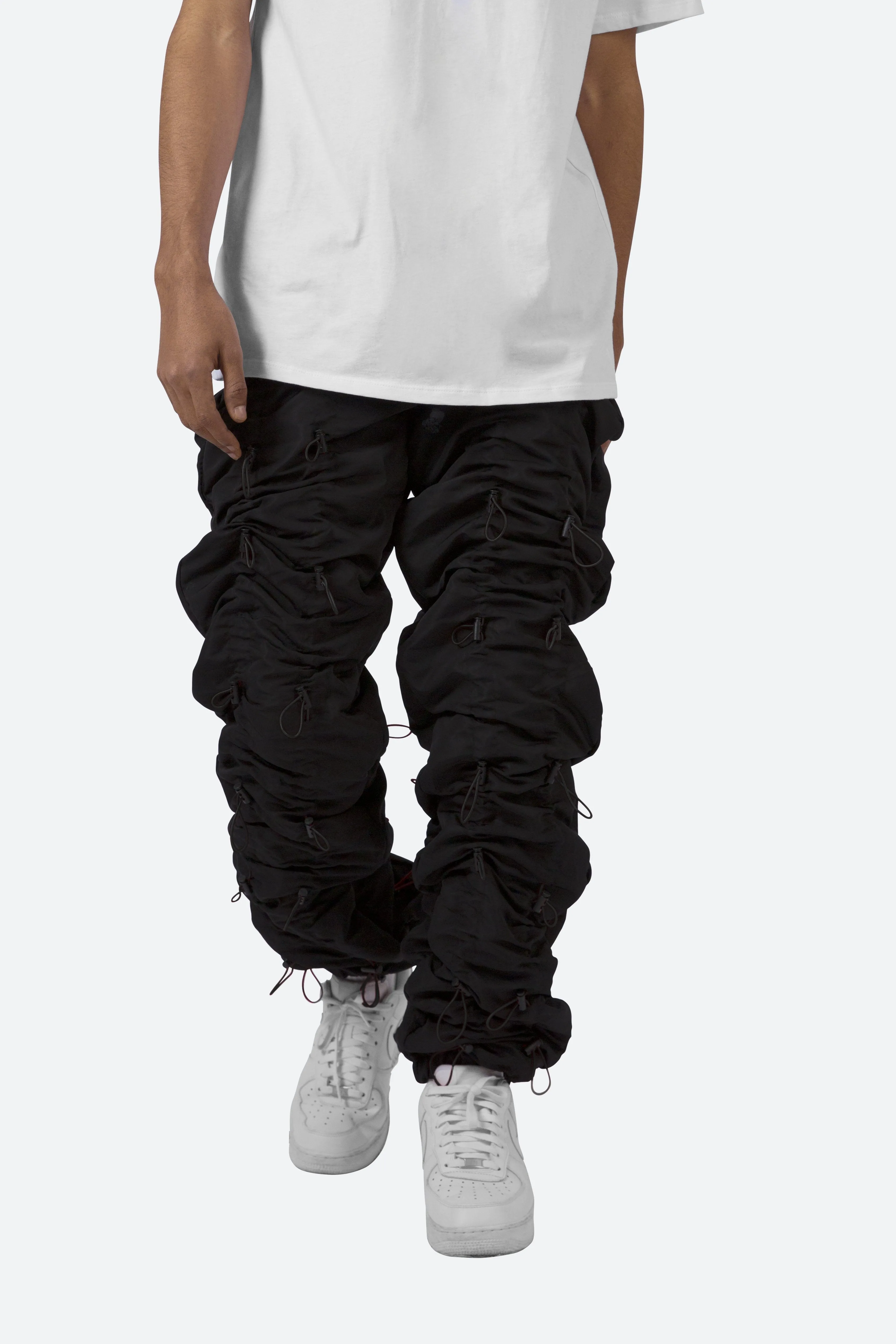 Bungee Cord Pants - Black/Black