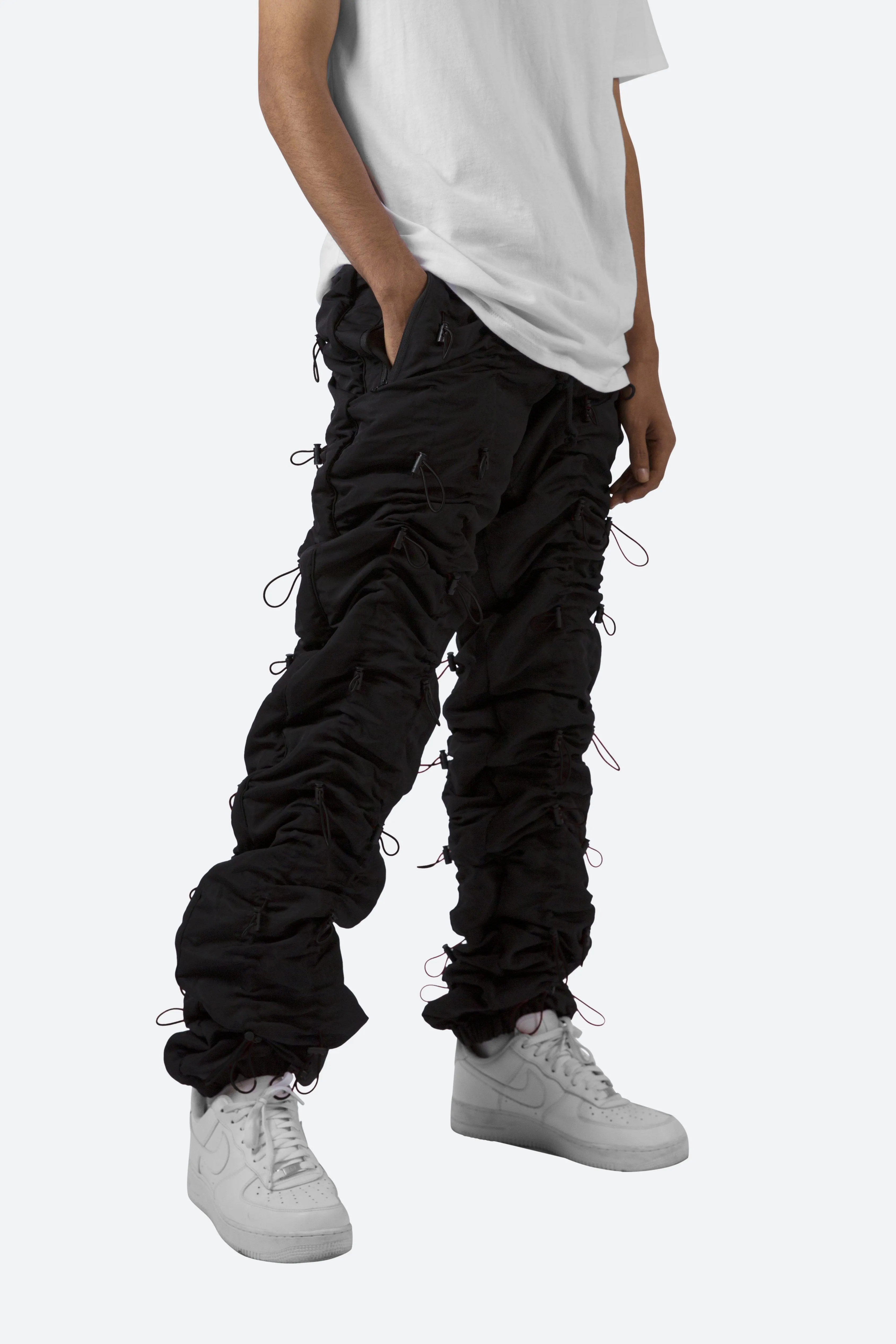 Bungee Cord Pants - Black/Black