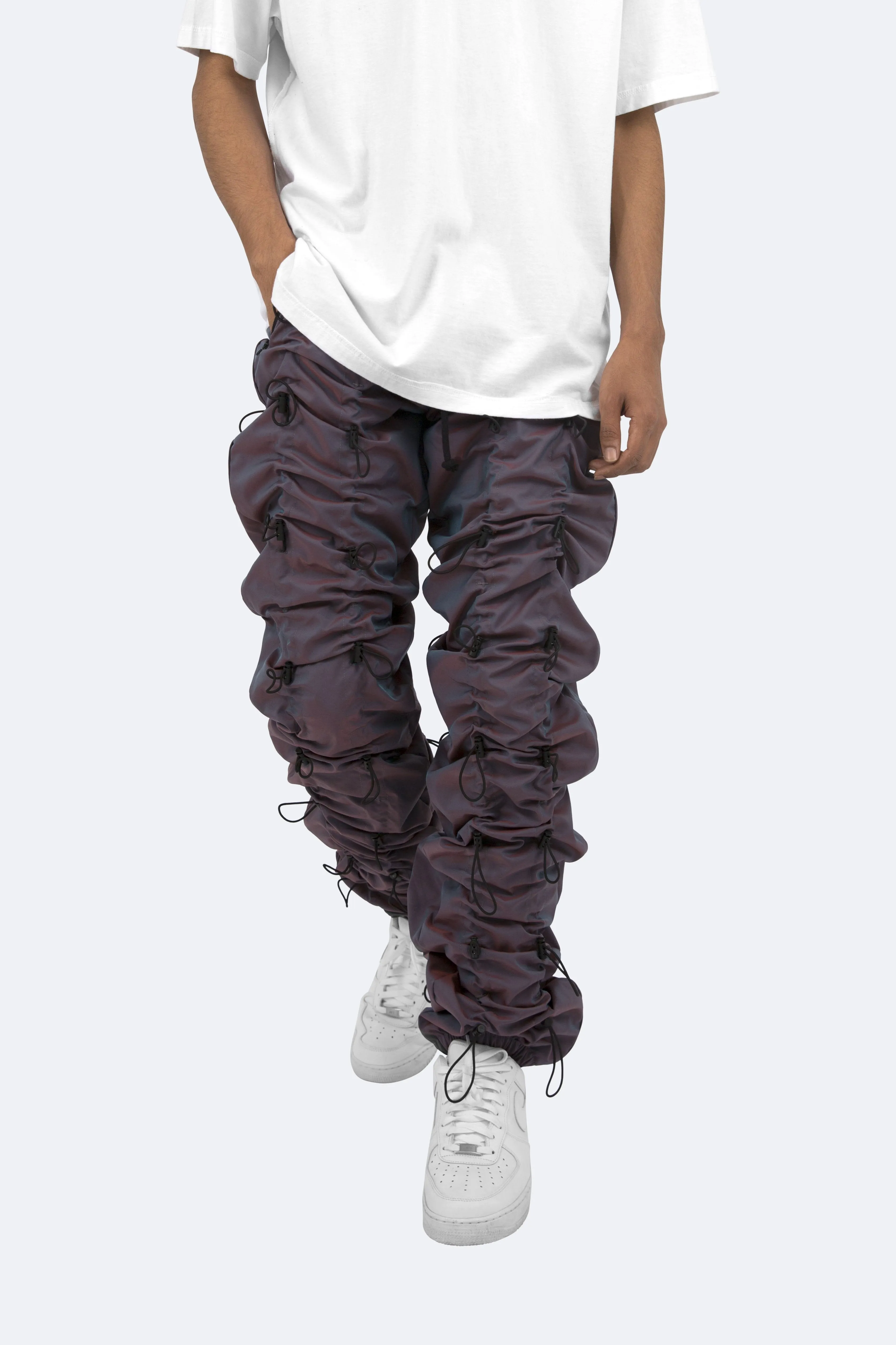 Bungee Cord Pants - Purple