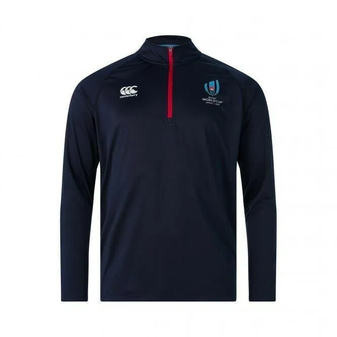 Canterbury RWC19 1/4 Zip First Layer Navy Blazer Navy