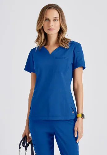 Capri Scrub Top by Grey's Anatomy Spandex Stretch