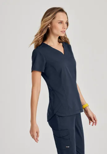 Capri Scrub Top by Grey's Anatomy Spandex Stretch