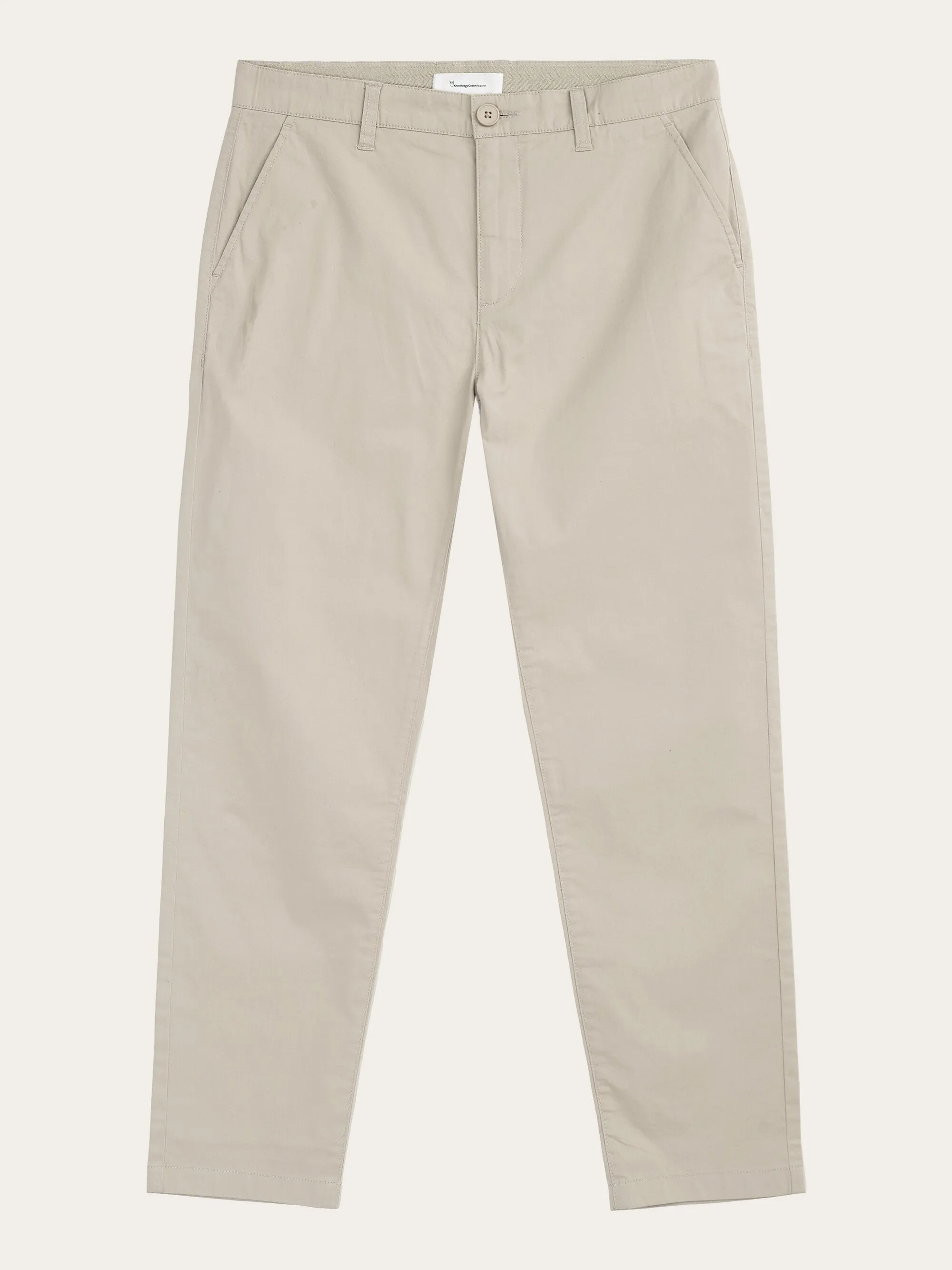 CHUCK regular chino poplin pant - Light feather gray