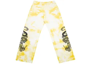 Clot x Dickies Dragon Tie Dye Chino in Yellow