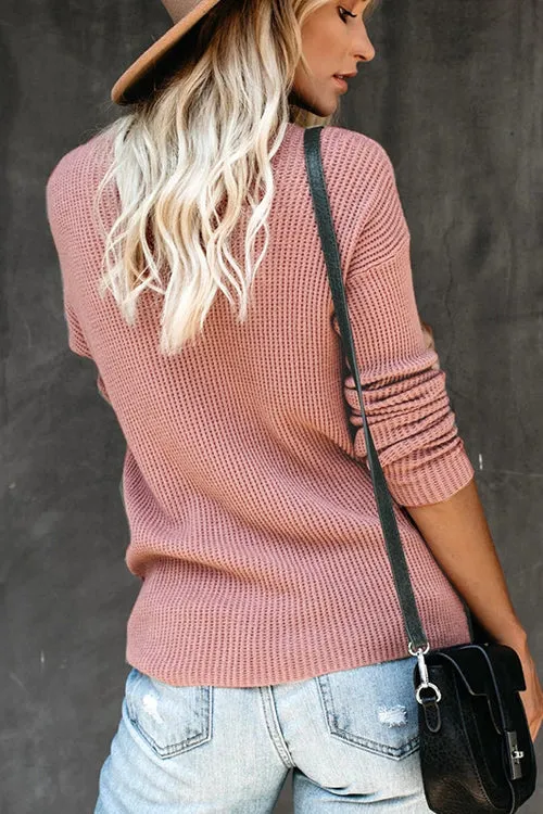 Cozy Attitude Cross-Front Knit Top - 3 Colors