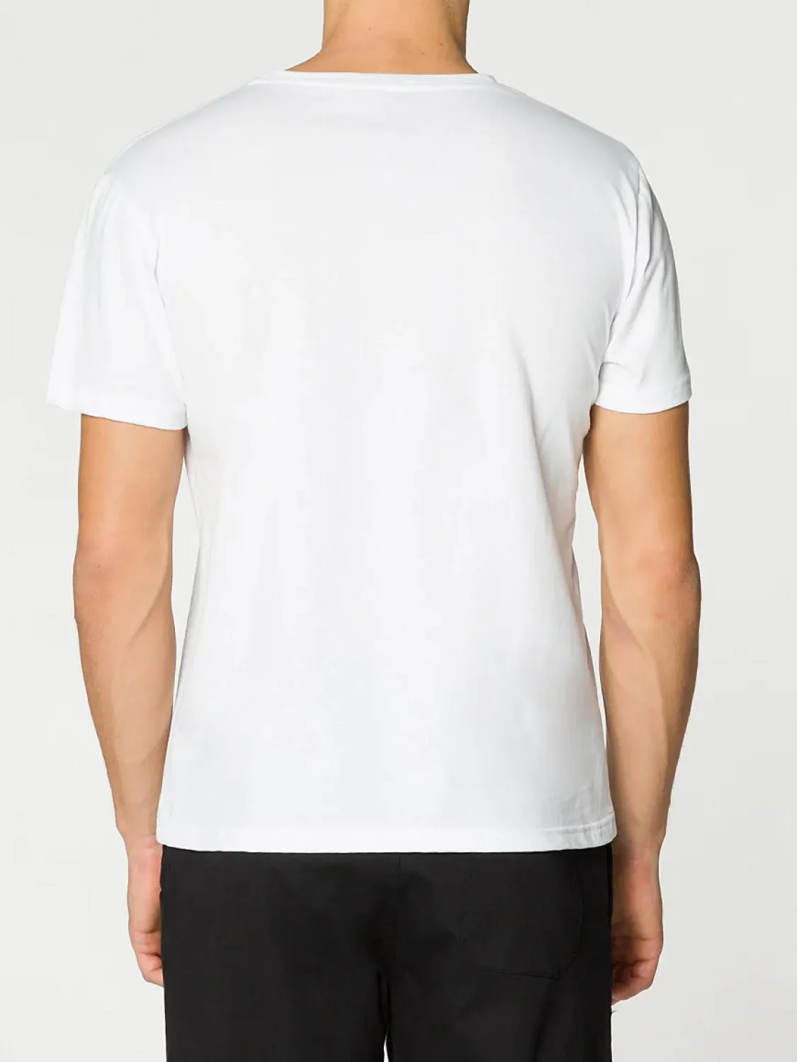 Crewneck Slim Fit Organic Cotton T-shirt White