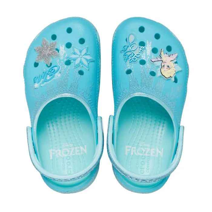 Crocs Kids - Classic Clog Disney Frozen Elsa - Junior Youths Sizes