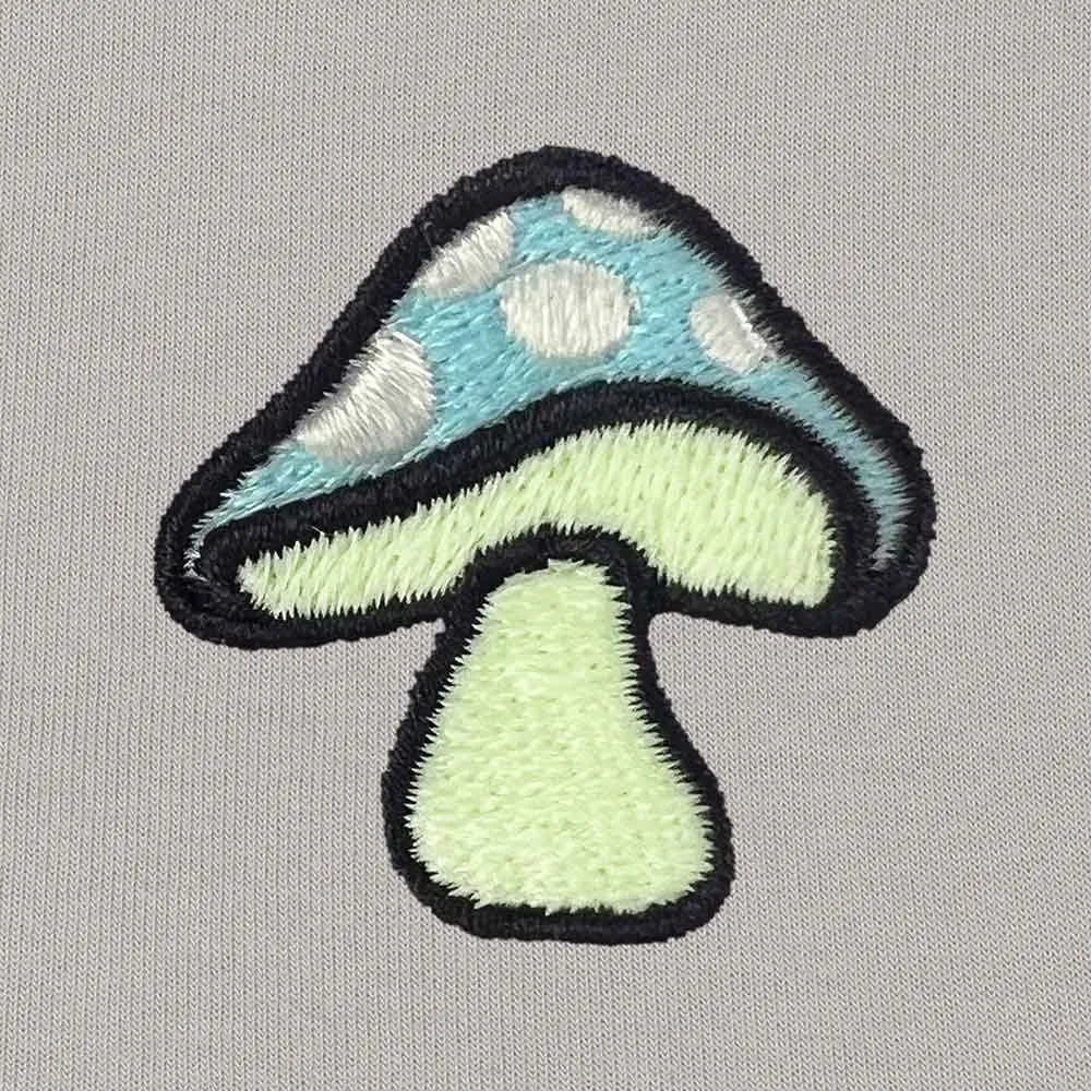 Dalix Mushroom Zip Hoodie (Glow in the Dark)