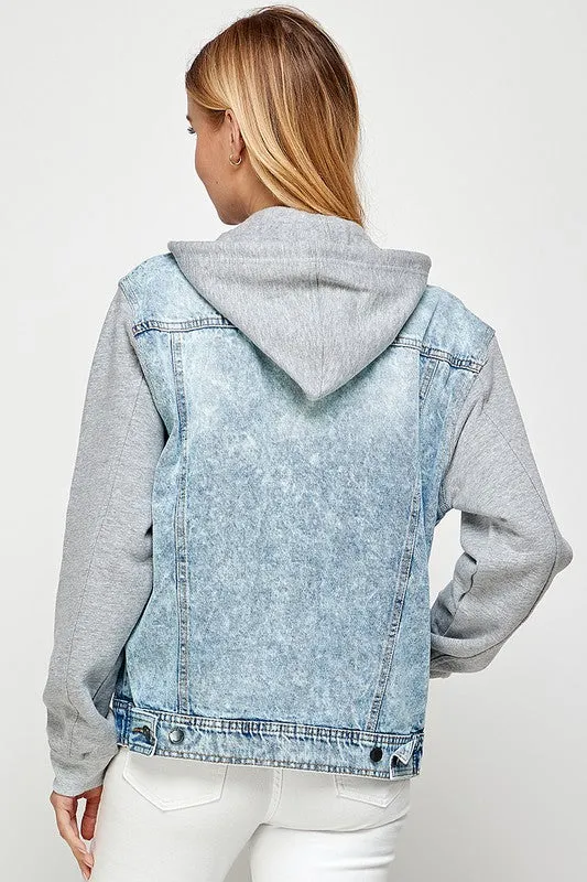 Denim Jacket Hoodie