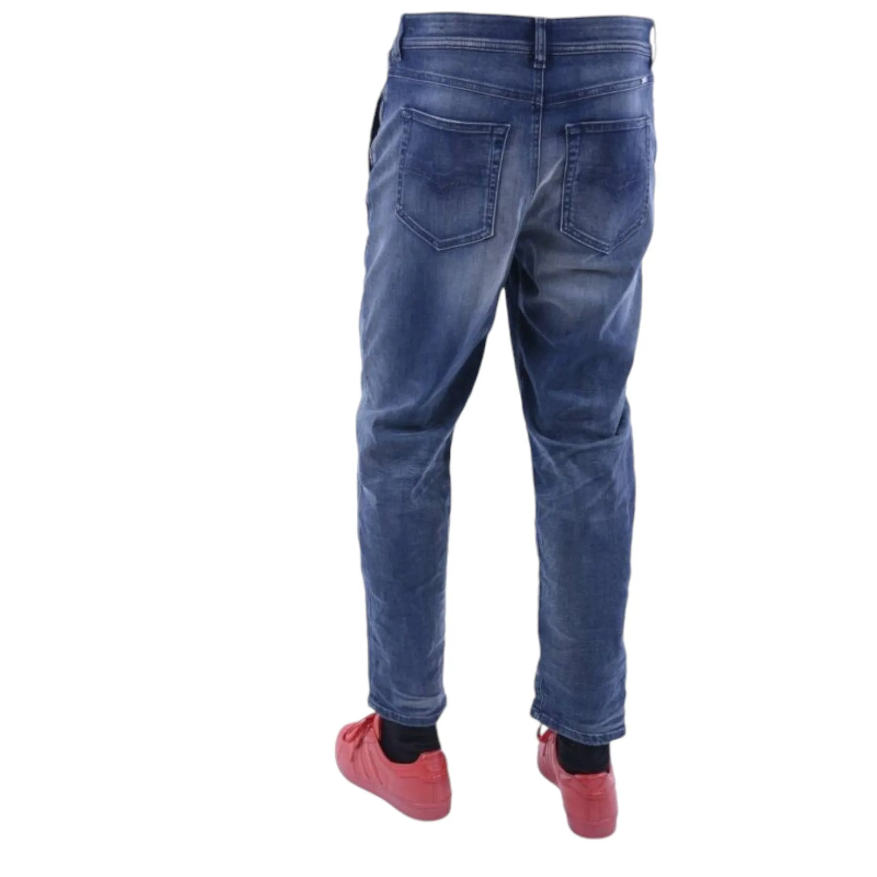 DIESEL CARROT CHINO 0856Q Mens Chino Trousers Slim Fit Carrot Casual Denim Pants