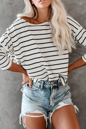 Easy Peasy Striped Long Sleeve Top