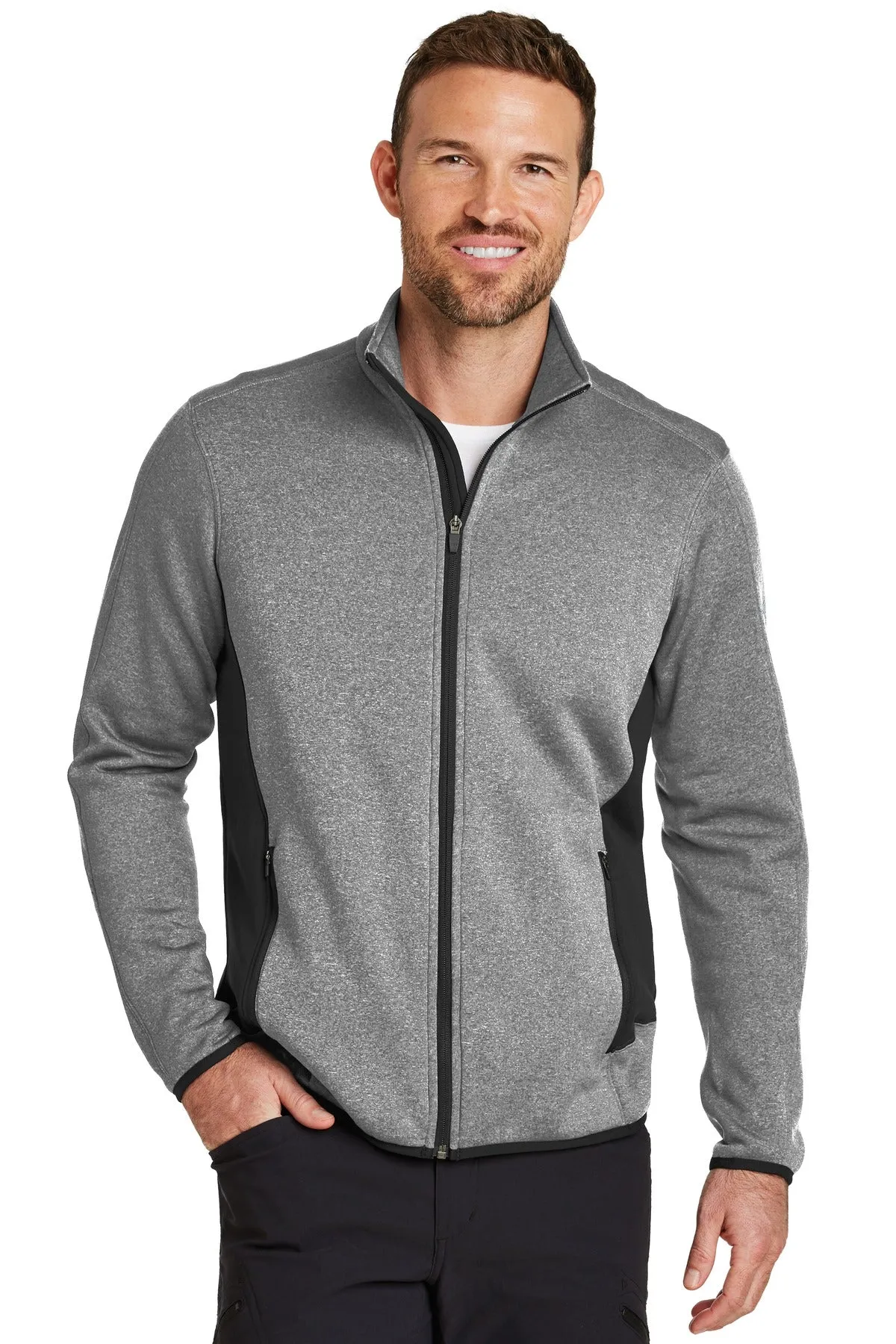 Eddie Bauer Men's Full-Zip Heather Stretch Fleece Jacket. EB238