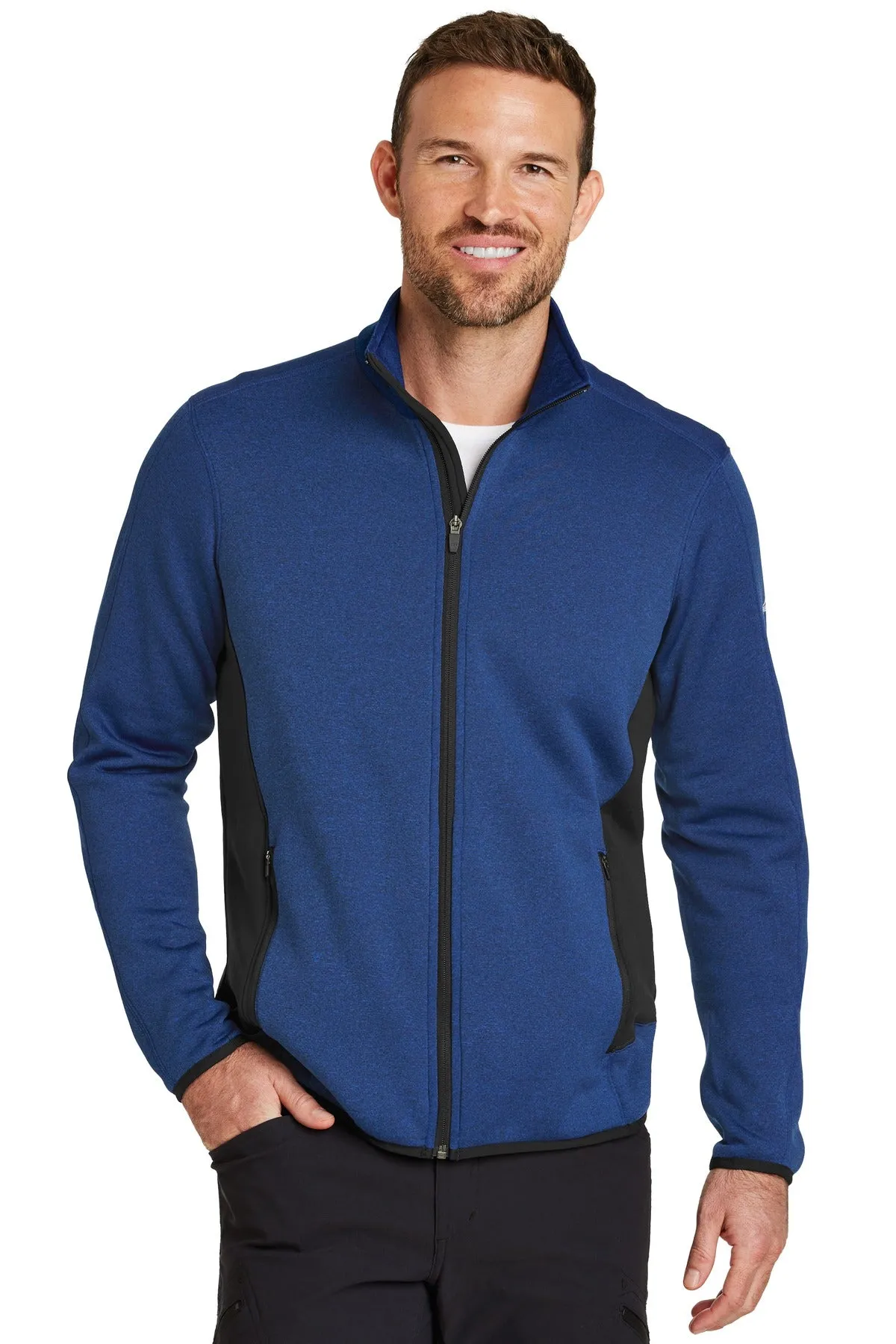 Eddie Bauer Men's Full-Zip Heather Stretch Fleece Jacket. EB238