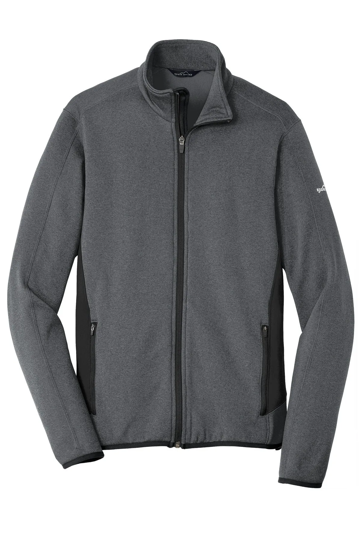 Eddie Bauer Men's Full-Zip Heather Stretch Fleece Jacket. EB238