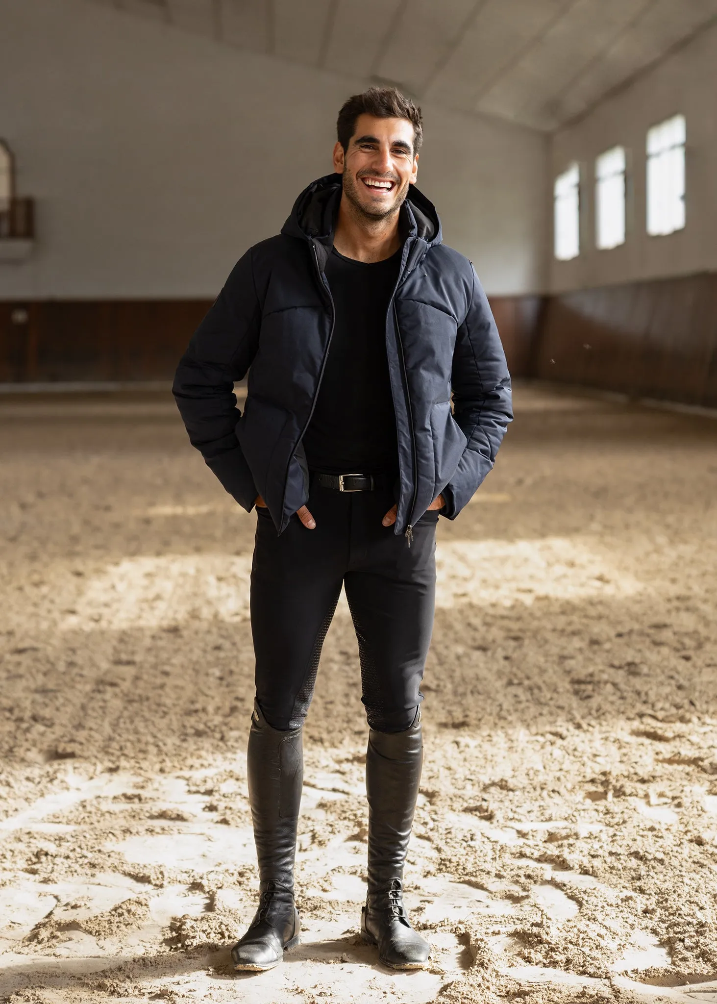 Elan Puffer Jacket (Navy)