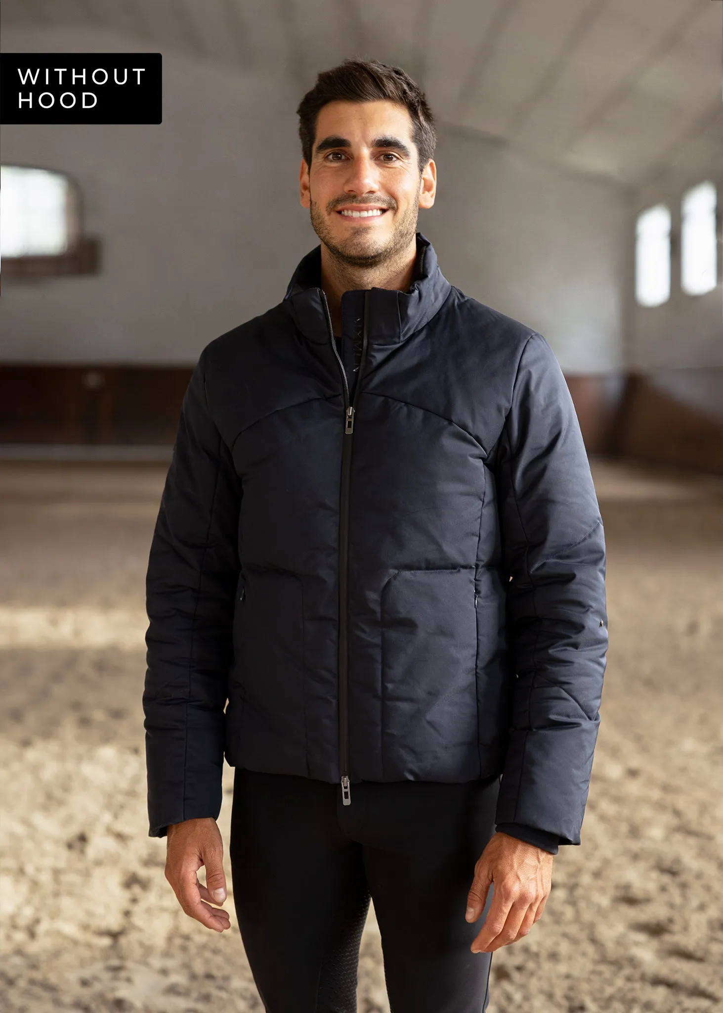 Elan Puffer Jacket (Navy)