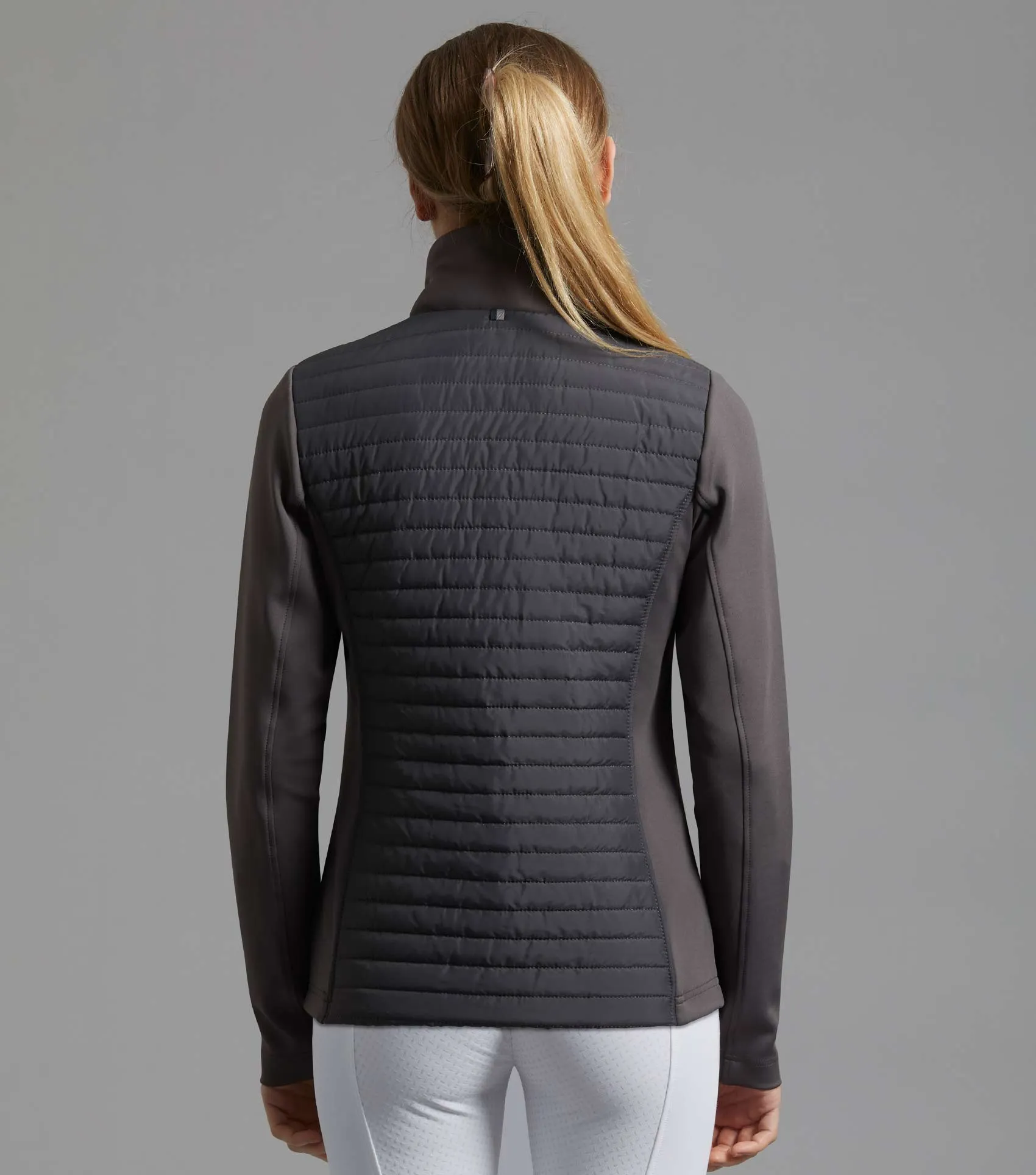 Elena Ladies Hybrid Technical Riding Jacket Anthracite Grey